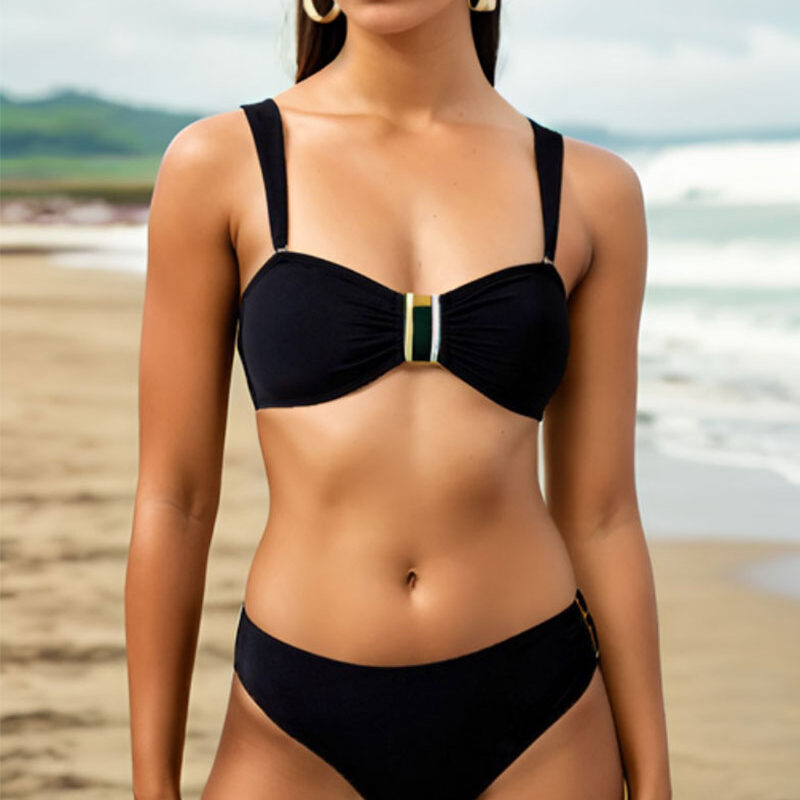 Metal Trims Bikini Set